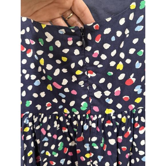 J. Crew Ratti Happy Cat Print Tie Sleeve Midi Sundress Size 4 - Picture 7 of 12